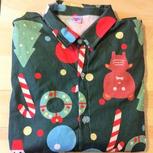Big And Tall Christmas Ornament Christmas Tree Dress Shirt
